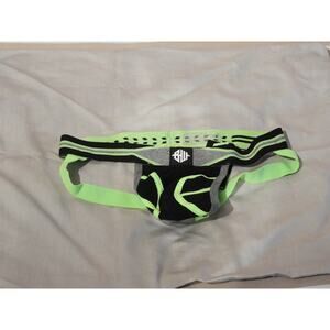 ⚡Mens Breedwell Jockstrap - Neon Green & Black - Techno Showstopper